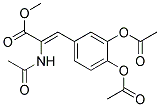 Methyl 2-acetamido-3-(3,4-diacetoxyphenyl)-2-propenoate Structure,170699-07-7Structure