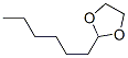 2-Hexyl-1,3-dioxolane Structure,1708-34-5Structure