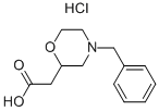 (4-Benzyl-morpholin-2-yl)-acetic acid hydrochloride Structure,170804-78-1Structure