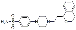 Benzenesulfonamide,4-4-2-(1s)-3,4-dihydro-1h-2-benzopyran-1-ylethyl-1-piperazinyl- Structure,170858-33-0Structure