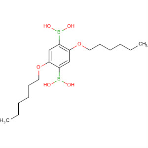 2,5-Dihexyloxy-1,4-phenylenediboronic acid Structure,171089-85-3Structure