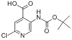 5-Boc-amino-2-chloropyridine-4-carboxylic acid Structure,171178-46-4Structure