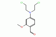 Benzaldehyde,4-[bis(2-chloroethyl)amino]-2-methoxy- Structure,17126-76-0Structure