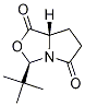 (3R,7as)-3-tert-butyldihydropyrrolo[1,2-c]oxazole-1,5(3h,6h)-dione Structure,171284-84-7Structure