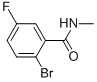 N-methyl-2-bromo-5-fluorobenzamide Structure,171426-13-4Structure