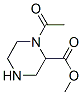 2-Piperazinecarboxylicacid,1-acetyl-,methylester(9ci) Structure,171504-96-4Structure