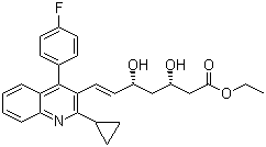 Ethyl [R-(R*,S*)]-3,5-dihydroxy-7-[2-cyclopropyl-4-(4-fluorophenyl)-3-quinolinyl]-hept-6-enoate Structure,172336-33-3Structure