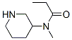 Propanamide, n-methyl-n-3-piperidinyl- Structure,172477-97-3Structure