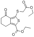 3-[(2-乙氧基-2-氧代乙基)硫代]-4-氧代-4,5,6,7-四氫苯并[c]噻吩-1-羧酸乙酯結構式_172516-34-6結構式