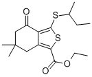 3-(仲丁基硫代)-6,6-二甲基-4-氧代-4,5,6,7-四氫苯并[c]噻吩-1-羧酸乙酯結(jié)構(gòu)式_172516-44-8結(jié)構(gòu)式