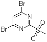 4,6-Dibromo-2-(methylsulfonyl)pyrimidine Structure,172899-12-6Structure