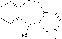 5H-dibenzo[a,d]cycloheptene-5-carbonitrile, 10,11-dihydro- Structure,1729-63-1Structure