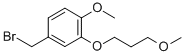 4-(Bromomethyl)-1-methoxy-2-(3-methoxypropoxy)benzene Structure,172900-73-1Structure