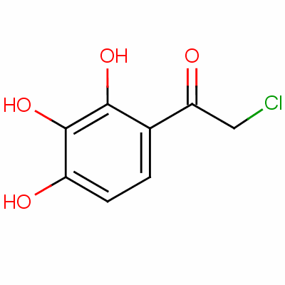 2-Chloro-1-(2,3,4-trihydroxyphenyl)ethan-1-one Structure,17345-68-5Structure