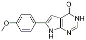 6-(4-Methoxyphenyl)-3h-pyrrolo[2,3-d]pyrimidin-4(7h)-one Structure,173458-97-4Structure