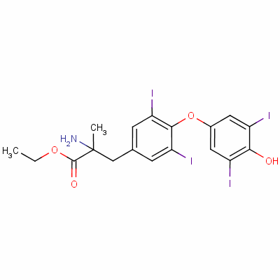 Etiroxate Structure,17365-01-4Structure