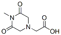 1-Piperazineaceticacid,4-methyl-3,5-dioxo-(9ci) Structure,173681-12-4Structure