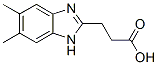 3-(5,6-Dimethyl-1H-benzimidazol-2-yl)propanoic acid Structure,173737-04-7Structure