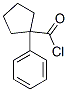 1-(4-Chlorophenyl)cyclopentanecarbonyl chloride Structure,17380-62-0Structure