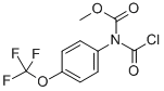 [4-(Trifluoromethoxy)phenyl]-n-(chlorocarbonyl)carbamic acid methyl ester Structure,173903-15-6Structure