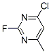 Pyrimidine, 4-chloro-2-fluoro-6-methyl- (9ci) Structure,173918-34-8Structure