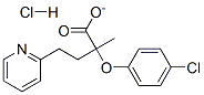 3-Pyridylmethyl 2-(4-chlorophenoxy)-2-methylpropionate hydrochloride Structure,17413-51-3Structure