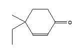 4-乙基-4-甲基-2-環(huán)己酮結(jié)構(gòu)式_17429-32-2結(jié)構(gòu)式