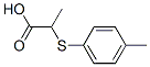 2-[(4-Methylphenyl)thio]propanoic acid Structure,17431-98-0Structure