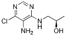 (R)-1-((5-amino-6-chloropyrimidin-4-yl)amino)propan-2-ol Structure,17435-30-2Structure