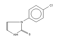 1-(4-Chlorophenyl)imidazoline-2-thione Structure,17452-12-9Structure