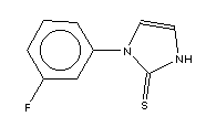 1-(3-Fluorophenyl)imidazoline-2-thione Structure,17452-26-5Structure