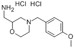 C-[4-(4-methoxy-benzyl)-morpholin-2-yl]-methylaminedihydrochloride Structure,174560-85-1Structure