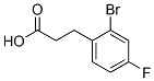 3-(2-Bromo-4-fluoro-phenyl)-propionic acid Structure,174603-55-5Structure