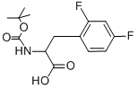 2-Tert-butoxycarbonylamino-3-(2,4-difluoro-phenyl)-propionic acid Structure,174691-78-2Structure