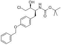 Tert-butyl(2s,3s)-1-(4-(benzyloxy)phenyl)-4-chloro-3-hydroxybutan-2-ylcarbamate Structure,174801-33-3Structure