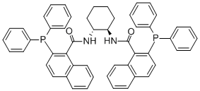 (1R,2r)-(+)-1,2-diaminocyclohexane-n,n-bis(2-diphenylphosphino-1-naphthoyl) Structure,174810-09-4Structure