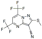 5,7-Bis(trifluoromethyl)-3-cyano-2-(methylthio)pyrazolo[1,5-a]pyrimidine Structure,174842-48-9Structure