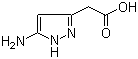 (5-Amino-2h-pyrazol-3-yl)-acetic acid Structure,174891-10-2Structure