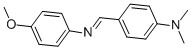 4-(((4-Methoxyphenyl)imino)methyl)-n,n-dimethylaniline Structure,1749-04-8Structure