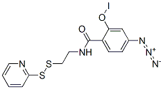 4-Azido-2-hydroxy-3,5-diiodo-n-[2-(2-pyridinyldisulfanyl)ethyl]benzamide Structure,175093-14-8Structure