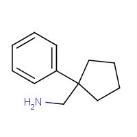 (1-Phenylcyclopentyl)methylamine Structure,17511-89-6Structure