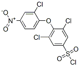 3,5-Dichloro-4-(2-chloro-4-nitrophenoxy)benzene-1-sulfonyl chloride Structure,175135-06-5Structure