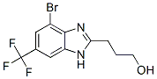 4-Bromo-2-(3-hydroxypropyl)-6-(trifluoromethyl)benzimidazole Structure,175135-16-7Structure