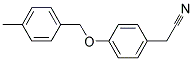 2-(4-[(4-Methylbenzyl)oxy]phenyl)acetonitrile Structure,175135-33-8Structure