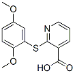 2-(2,5-Dimethoxyphenylthio)pyridine-3-carboxylic acid Structure,175135-77-0Structure