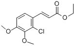 Ethyl 3-(2-chloro-3,4-dimethoxyphenyl)acrylate Structure,175135-96-3Structure