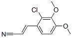 3-(2-Chloro-3,4-dimethoxyphenyl)acrylonitrile Structure,175136-03-5Structure