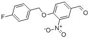 4-(4-Fluorobenzyloxy)-3-nitrobenzaldehyde Structure,175136-18-2Structure