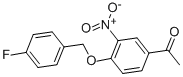 4-(4-Fluorobenzyloxy)-3-nitroacetophenone Structure,175136-24-0Structure