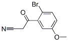 3-(2-Bromo-5-methoxyphenyl)-3-oxopropanenitrile Structure,175136-65-9Structure